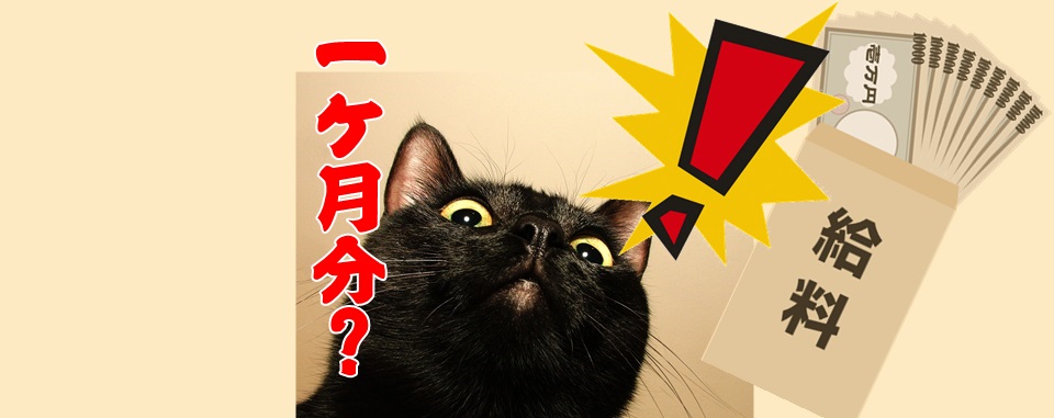 ？！一か月分？！